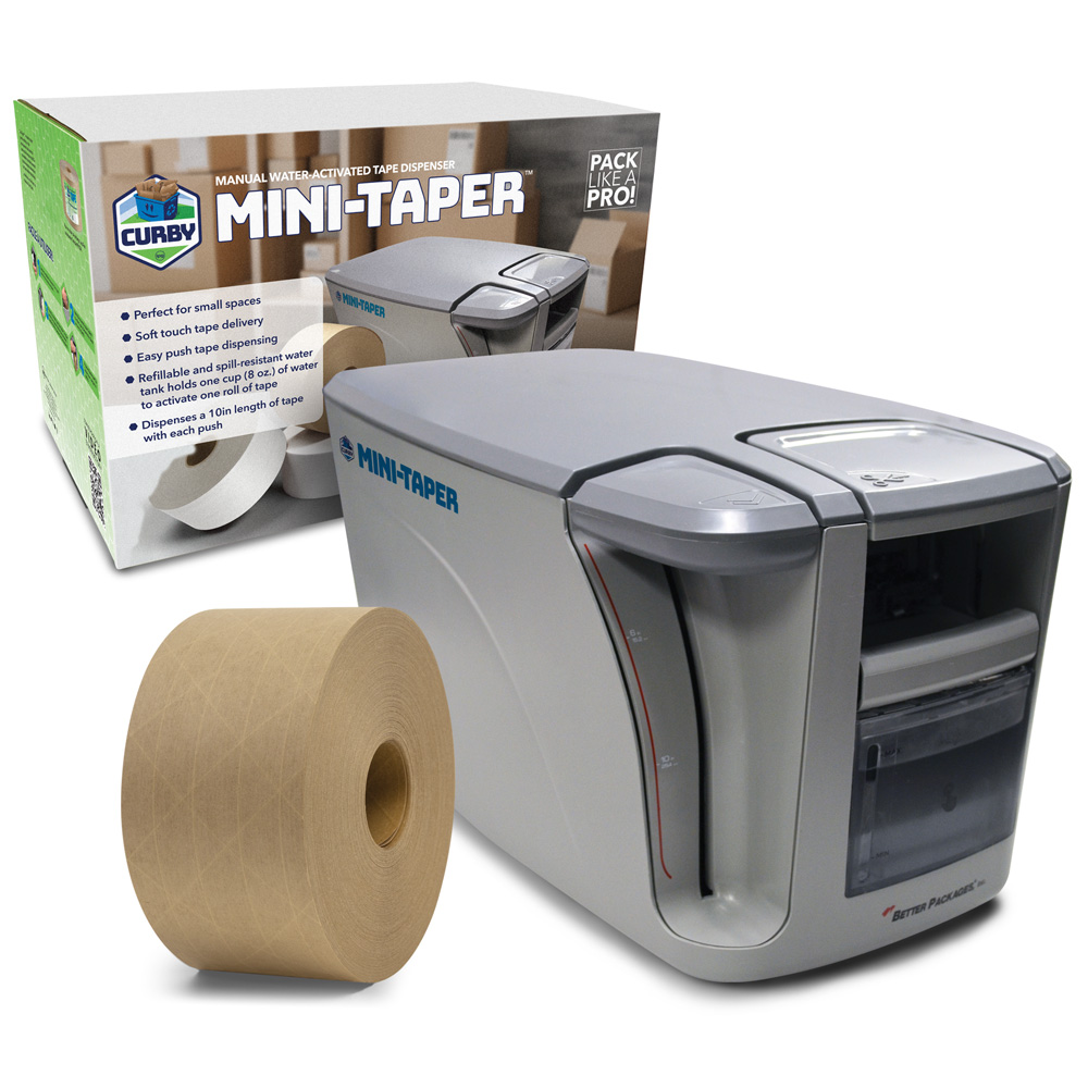1 Curby® Mini-Taper (BP 222) Manual Tape Dispenser and Tape