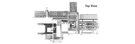 TT-1200T Top View Dimensions