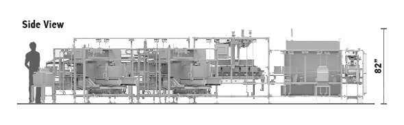 TT-1400 Side View Floor Plan