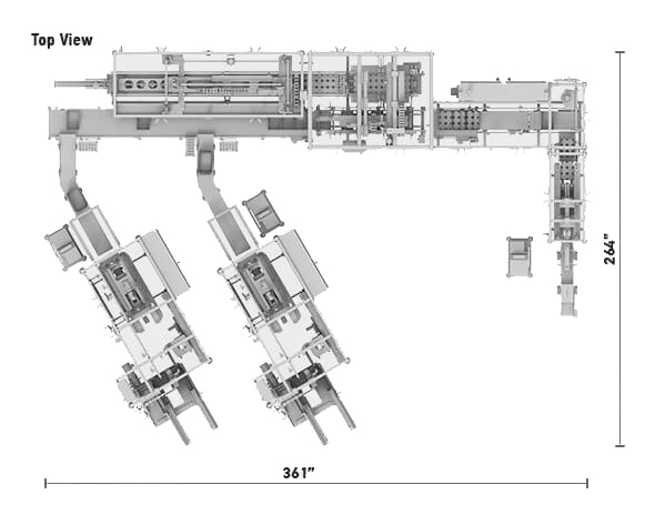 TT-1400 Top View Floor Plan