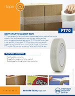 FT70 BOPP UTILITY FILAMENT TAPE