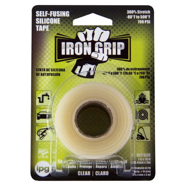 Iron Grip Clear Silicone Tape