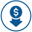 Low Wrap Cost Icon
