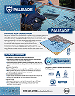 PALISADE ROOF UNDERLAYMENT