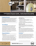 CASE STUDY – FOOD MANUFACTURING