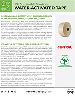 IPG Water-Activated Tape Sustainability Info Sheet