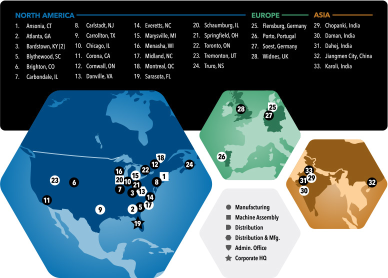 IPG location map