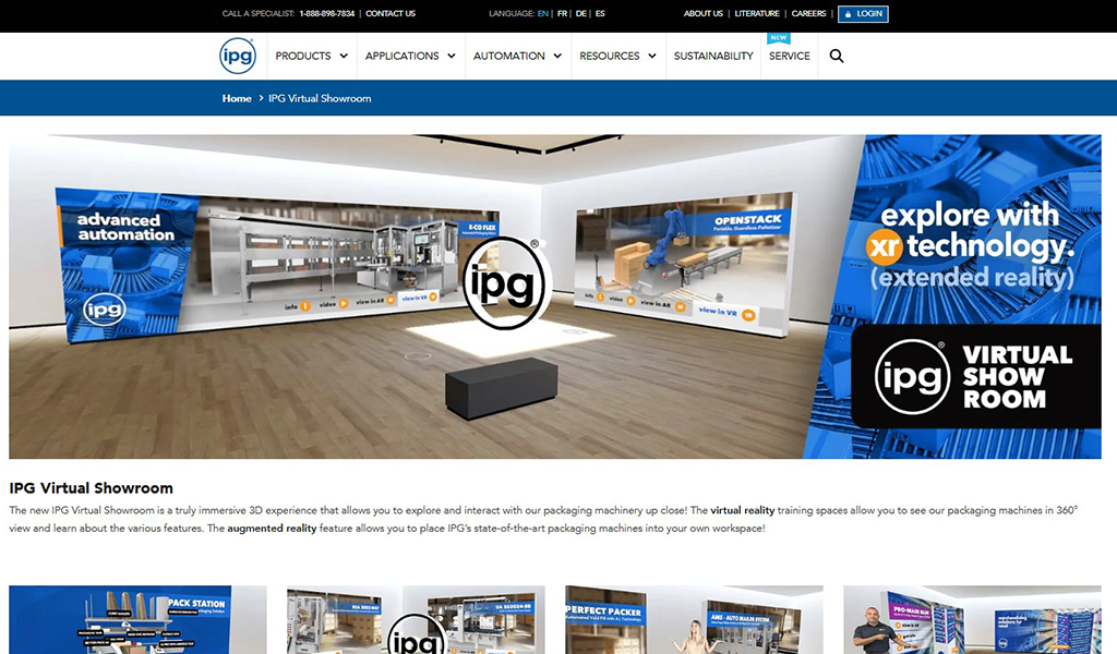 APP - Main Web Page XR