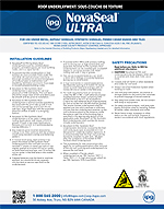 NovaSeal Ultra Instructions